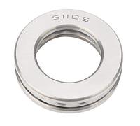 Alomejor Lot de 5 Roulements de Butée de Haute Précision à Faible Bruit pour la Fabrication de Machines, Diamètre Intérieur de 25 Mm, Diamètre Extérieur de 42 Mm, Acier à Roulement Durable