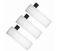 Alomejor Lot de 6 Chiffons en Microfibre de Remplacement pour SC2/SC3/SC4/SC5, Faciles à Enlever et à Remplacer pour Le Salon, la Chambre, la Cuisine, la Salle de Bain, Blanc 3 Tampons de Nettoyage