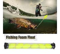 Alomejor Lot de 6 indicateurs de pêche à la mouche, 2 couleurs, bouées de pêche à la mouche, flotteurs en mousse (jaune)