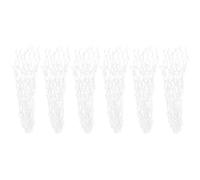 Alomejor Lot de 6 Poches en Filet de Coton pour Table de Billard, sans Fond, Accessoires de Remplacement pour Club et Loisirs