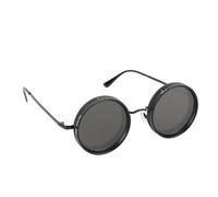 Alomejor Lunettes de Soleil à Teinte Réglable avec Lentilles Filtrantes ND, Conception Circulaire pour Hommes, Confort Toute la Journée