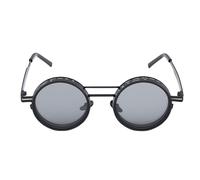 Alomejor Lunettes de Soleil à Teinte Réglable, Montures Rondes en Métal, Verres Polarisés ND2 49 Mm pour les Sports de Plein Air et les Activités de Plage