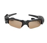 Alomejor Lunettes de Soleil Bluetooth 5.0, écouteurs sans Fil avec Son Stéréo pour Les Activités de Plein Air, Marron foncé (Brown)