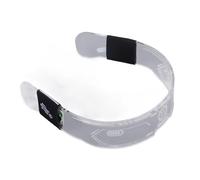 Alomejor Lunettes LED Lumineuses Colorées avec 7 Couleurs Réglables pour les Festivals et les Cosplay, Taille 6,3 X 5,7 X 1,6 Pouces (Double contrôle)