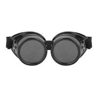 Alomejor Lunettes Steampunk Gothique Gothique Cosplay Vintage Gothique Lunettes de Victoriennes comme des Lunettes de pour Les Hommes(Noir)