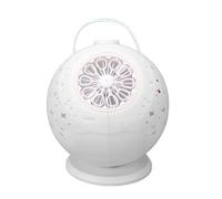 Alomejor Machine à Bulles avec 10 Grands Trous, Batterie 1200 MAh, | Télécommande et Lumières LED, Rotation à 360° dans Toutes les Directions, Utilisation Continue Pendant 75 Minutes, Charge