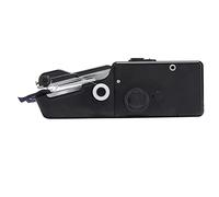 Alomejor Machine à Coudre Portative, Outil de Lissage Compact pour les Voyages à Domicile, Excellent Matériau ABS pour les Textiles et les Vêtements (BLACK)