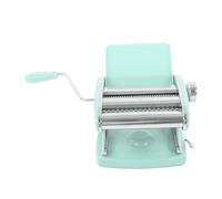 Alomejor Machine à Fabriquer des Pâtes Domestiques, Presse à Nouilles en Acier Inoxydable, Machine à Rouler les Nouilles Manuelle pour les Chefs Professionnels (Ventouse 2 Couteaux)