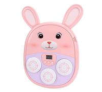 Alomejor Machine de Boxe Musicale pour Enfants, Jeu de Frappe électrique télécommandé 2,4 G avec Technologie de Détection de Mouvement, Jeu de Rythme Interactif pour S'amuser en Famille (Pink)
