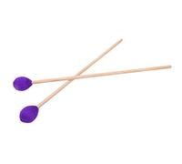 Alomejor Maillets de Bâton Marimba, 1 Paire, Accessoires avec Manche en Hêtre de qualité Supérieure pour Musiciens Professionnels (PURPLE)