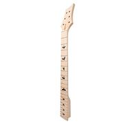 Alomejor Manche de Guitare électrique à 22 Frettes en Bois D'érable, Remplacement avec Tige en Treillis Réglable pour les Amateurs de Musique