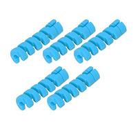 Alomejor Manchon de Câble de Frein 5pcs Cadre de Protection Protective Shide Shifter du Câble de Frein Protecteur avec Conception en Spirale pour Le Vélo Shif (Blue)