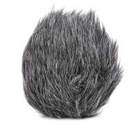 Alomejor Manchon de Microphone Doux en Fourrure de Pare-brise pour BY-MM1, Matériau en Peluche Végétale de Haute qualité, Réduit le Bruit du Vent pour L'enregistrement en Extérieur, Léger et Portable