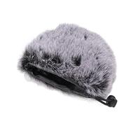 Alomejor Manchon de Pare-brise en Fourrure pour Microphone pour Réduction du Bruit du Vent, Moelleux et Doux, adapté pour Parler en Public et les Performances, Matériau en Peluche