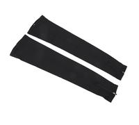 Alomejor Manchons de Jambe de Protection Solaire pour Cyclisme, 1 Paire, Confortables, Séchage Rapide, Sport, Noir, pour L'extérieur, l'été (L)