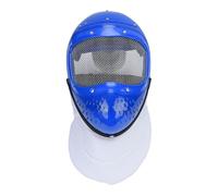 Alomejor Masque D'escrime pour Enfants avec Structure en, Métallique Robuste, adapté aux Disciplines du Fleuret, de L'épée et du Sabre (Blue)
