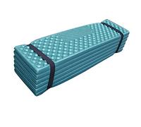 Alomejor Matelas de Couchage de Camping Pliable Résistant à l'humidité, Tapis de Couchage Double Caisse à œufs épais en PVC Léger pour la Randonnée et Le Camping Ultralégers (Vert foncé Noir)