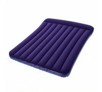 Alomejor Matelas Pneumatique, Coussin de Couchage épais et Portable en PVC floqué avec Doubles Valves Anti-Fuite pour Le Camping, la Maison et Le Bureau (Taille Double)