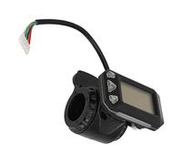 Alomejor Matériau ABS Scooter électrique Thumb Accélérateur Affichage 36 V 6 broches Installation facile pour 5,5 à 6,5 pouces Petits scooters électriques