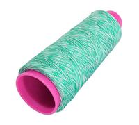 Alomejor Matériau de Corde d'arc de Tir à l'arc Super Léger de 110 M/360 Pieds, Fil de Corde d'arc composé à Forte Force de Traction pour Les Amateurs de Tir à l'arc (Vert et Blanc)