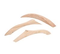 Alomejor Membres de Poignée d'arc en Bois de Hêtre, Bricolage, Accessoires d'assemblage de Tir à l'arc Traditionnel Durable pour les Chasseurs Professionnels