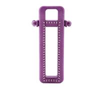 Alomejor Métier à Tisser Violet Réglable pour Chaussettes Faites à la Main, écharpe, Chapeau, Kit de Bricolage Léger pour Femme, Maman, Grand-mère, Plastique + Métal