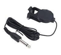 Alomejor Micro à pince pour guitare acoustique, guitare folk, ukulélé, projection sonore améliorée pour un son clair, installation facile à utiliser