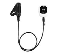 Alomejor Micro Piézo Universel Auto-adhésif pour Guitare Acoustique, Interface 6,35 Mm avec Bouton de Volume, sans Perçage, Son Clair pour Guitare, ukulélé, Violon, Mandoline, Banjo (T-10-01)