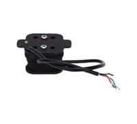 Alomejor Micro pour Guitare à 2 Cordes, Son Clair électrique pour Guitare Boîte à Cigares DIY avec Câble 4 Broches
