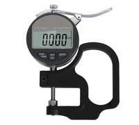 Alomejor Micromètre Précis de Jauge D'épaisseur Numérique pour la Mesure de L'épaisseur du Papier et du Cuir avec écran LCD à Usage Industriel