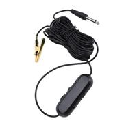 Alomejor Microphone à Condensateur à Clip avec Volume Réglable, Interface 6.3mm, pour Guitare Acoustique, ukulélé, Violon