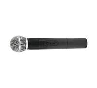 Alomejor Microphone Accessoire en Plastique, Micro Accessoire de karaoké Très Réaliste pour Les Représentations sur Scène et Les Fêtes, Léger et Détachable, 1 X 33x240x50mm