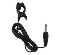 Alomejor Microphone de Contact pour Guitare, Violon, Mandoline, Interface 6,35 Mm, Câble de 90 Pouces, Parfait pour l'accordage et le Chant