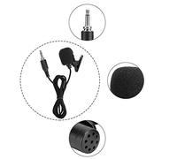 Alomejor Microphone Filaire, Mini Collier à Clip, Micro Professionnel, Haute sensibilité pour Les Conférences et l'enseignement du Matériel ABS, 3 Pièces