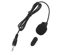 Alomejor Microphone Lavalier Omnidirectionnel, Mini Pince pour Un Son Clair Lors des Entretiens et des Réunions, Léger et Portable