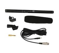 Alomejor Microphone Portable Filaire à Réduction de Bruit pour Entretiens et Discours, équipé d'un Connecteur XLR en Alliage D'aluminium 14,2 Pouces