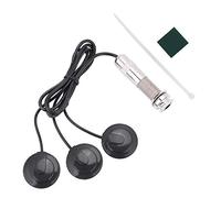 Alomejor Micros Guitare Acoustique Électrique Instrument Piezo 3 en 1 Microphone pour Guitare Acoustique Ukulélé Mandoline