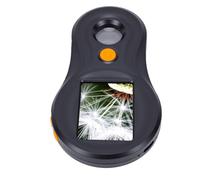 Alomejor Microscope Numérique Compact pour Enfants, Loupe Grossissante 1MP avec Zoom électronique pour L'éducation Scientifique et L'exploration Quotidienne (Black)