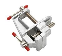 Alomejor Mini étau Précis en Alliage D'aluminium avec Mâchoire Réglable pour la Fabrication de Bijoux D'établi Artisanal 8.5 * 8.5 * 4 Cm Petit Outil de Passe-temps Léger