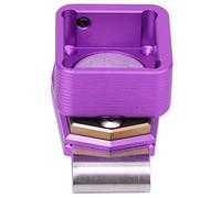 Alomejor Mini étui à Craie de Billard Magnétique Professionnel, Accessoire de Billard Portable, Matériau en Aluminium Léger (Purple)