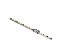 Alomejor Mini Guide de Rail Linéaire MTN9, Roulement en Acier de Haute Précision pour Imprimante 3D CNC, Mise à Niveau, Taille Compacte, 1 Pièce (250mm)