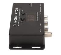 Alomejor Mini Modulateur RF PAL NTSC, Convertisseur AV vers RF pour Décodeur et DVR avec Alimentation USB