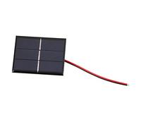 Alomejor Mini Panneau Solaire Polycristallin Portable avec Sortie à Haut Rendement pour éclairage de Lampe Solaire de Cour, Module D'alimentation pour Lumières de Secours, Petits Systèmes D'énergie [2