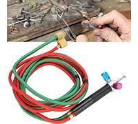 Alomejor Mini Pistolet à Souder au Chalumeau à Gaz avec Flamme Réglable pour le Traitement des Bijoux, adapté aux Amateurs, Matériau en Cuivre