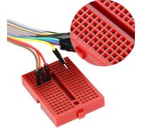 Alomejor Mini Platine D'essai, Ensemble en ABS de Protection | Contacts enfichables serrés, Facile à utiliser, 5 pièces, 170 trous chacune