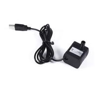 Alomejor Mini Pompe à Eau Submersible sans Balais DC 5 V pour Aquarium avec Prise USB, Pompe électronique Durable pour Systèmes Hydroponiques à Faible Bruit