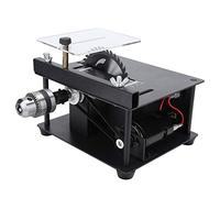 Alomejor Mini Scie de Table, Profondeur de Coupe de 35 Mm | Matériau métallique, durable, adapté au bricolage, coupe lisse
