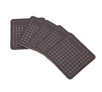 Alomejor Mini Tapis de Coupe Portable Double Couleur, 5 Pièces, Auto-cicatrisant, pour Quilting, Couture, 6X6 Cm