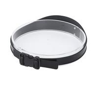 Alomejor Modèle de de Cheveux à Faire Soi-même, Bande de de Cheveux Polyvalente pour un Usage Domestique, Guide de de en Silicone Respirant pour Hommes et Garçons, Longueur de 24,8 Pouces (BLACK)