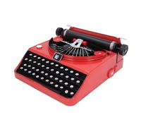 Alomejor Modèle de Machine à écrire, Décor de Machine à écrire Antique en Fer 12,2x12,2x4,53 Pouces, Décorations Vintage Multifonctions pour Affichage de Table de Bureau Domicile